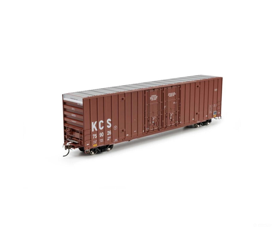 Athearn ATH-2278 HO ATH 60’ Gunderson High Cube Double Door Box Car KCS #759026 - Freight Cars