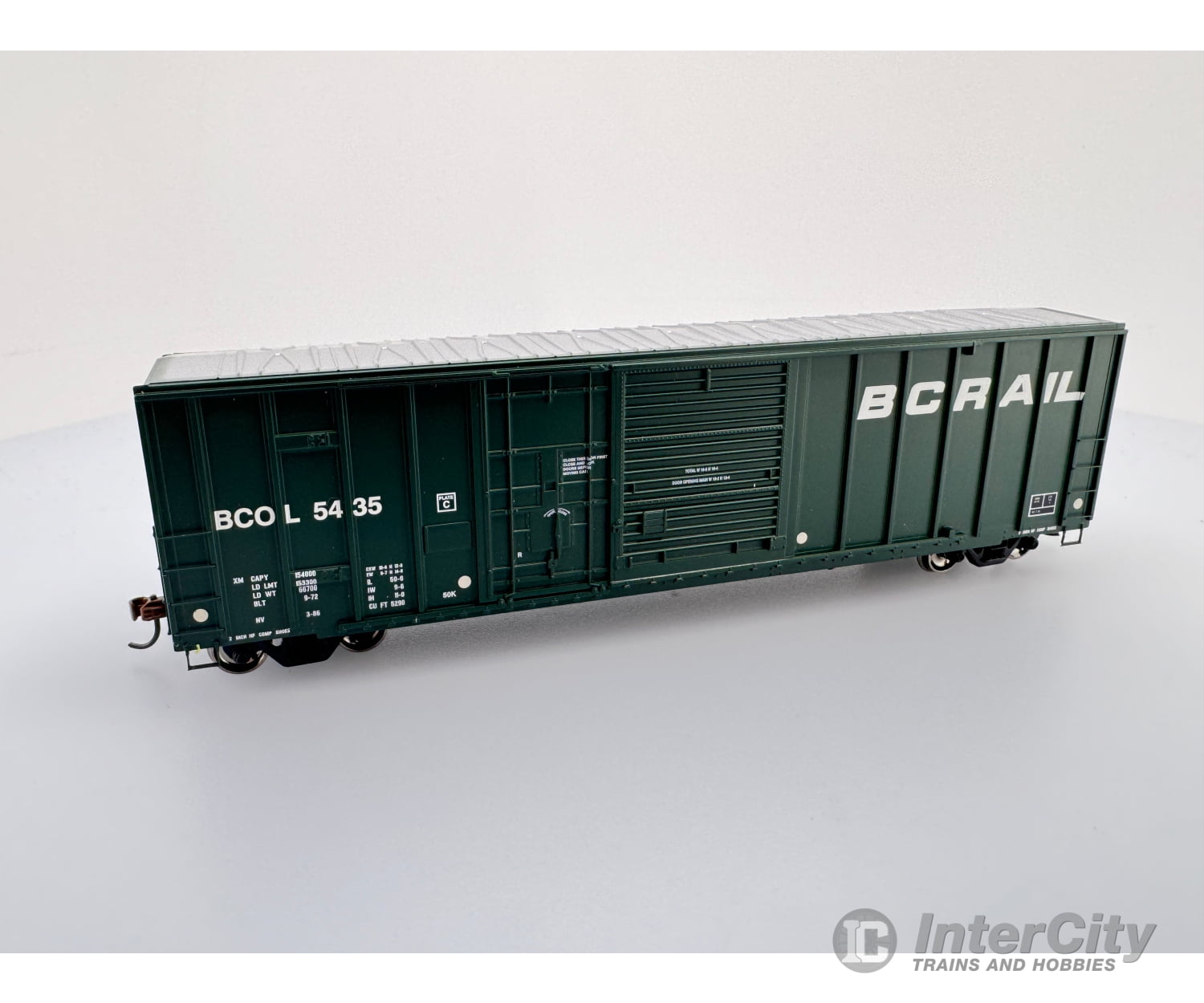 Athearn Ath 87199 Ho 50’ Fmc Exterior Post Combo Door Box Car Bc Rail (Bcol) 5435 Freight Cars