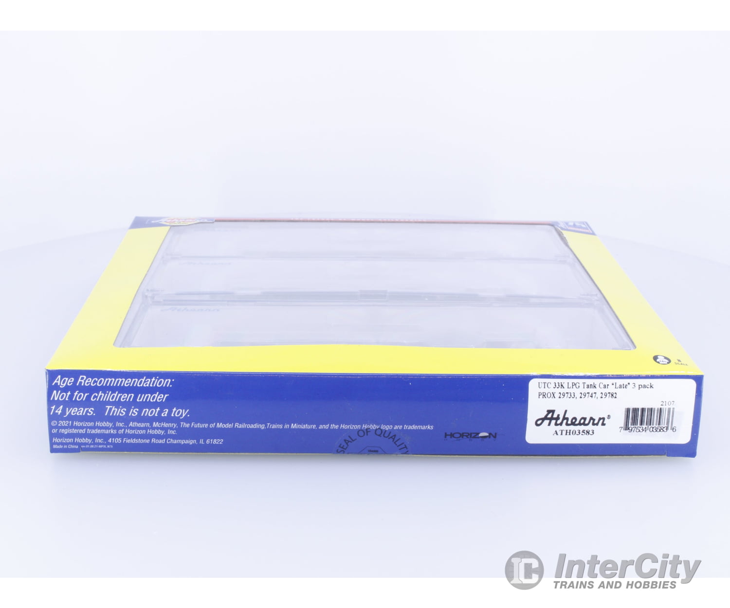Athearn ATH03583 N 3 Pack of UTC 33K LPG Tank Cars Procor Leasing (PROX) 29733/29747/29782 Freight Cars