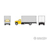 Athearn ATH10059 HO Ford F850 Box Van Yellow Cars & Trucks