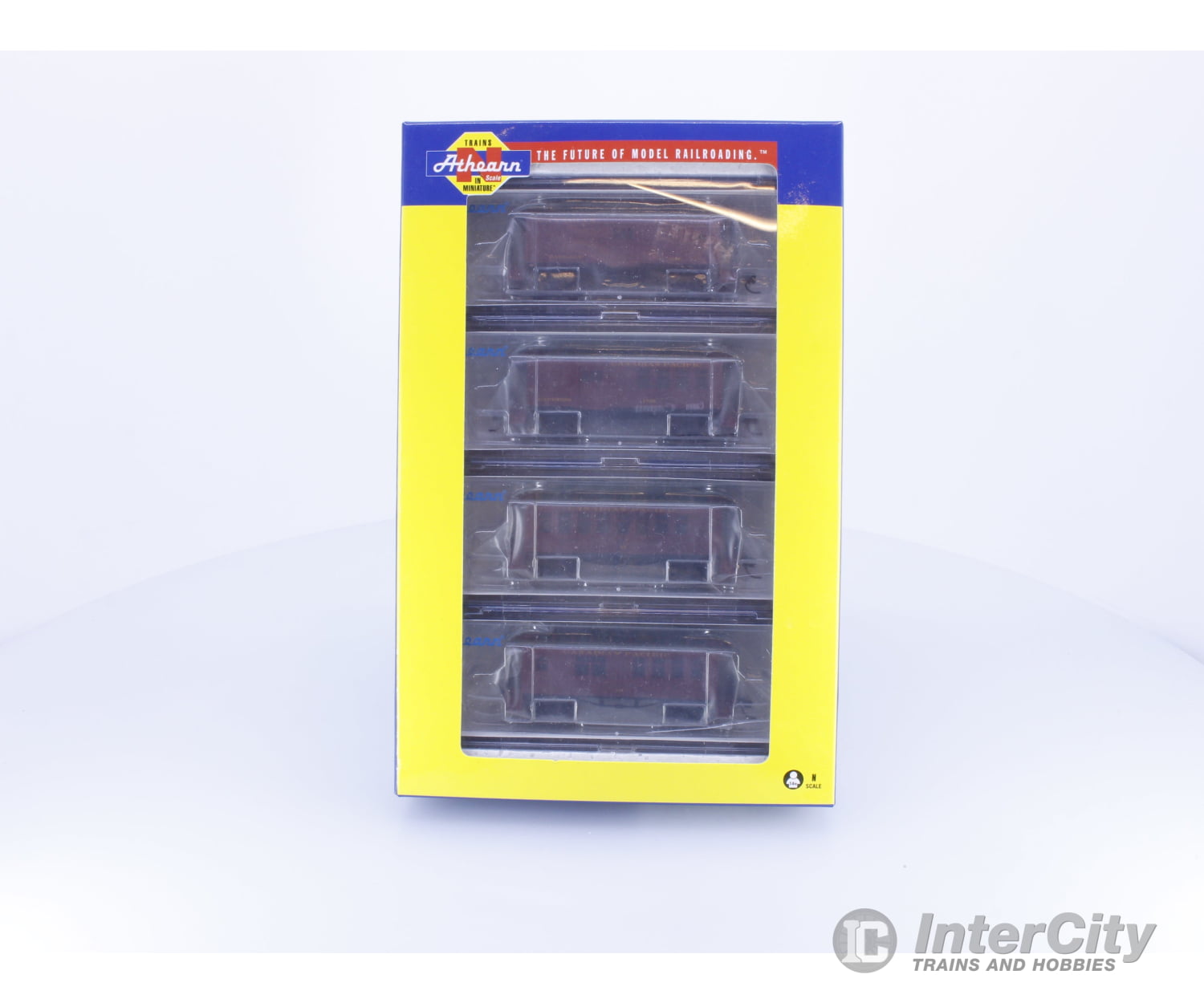 Athearn ATH11029 N Overton Passenger Car 4 Pack Canadian Pacific (CP) 1266,1320,87,30 Passenger Cars