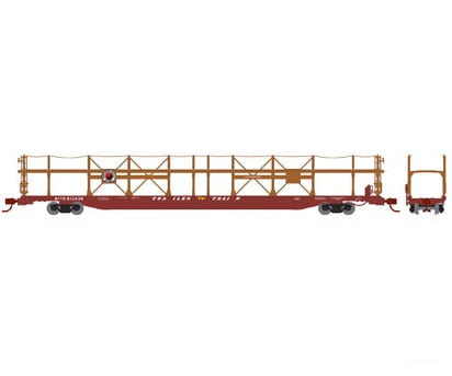 Athearn Ath14392 N Bulkhead Flat Cars Ttx Auto Rack Bttx 913438 Freight