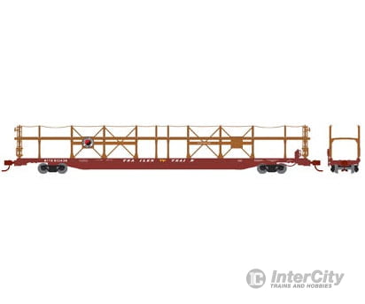 Athearn Ath14392 N Bulkhead Flat Cars Ttx Auto Rack Bttx 913438 Freight