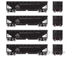 Athearn Ath14528 Ho Ballast Hopper Northern Pacific Four Car Set Freight Cars