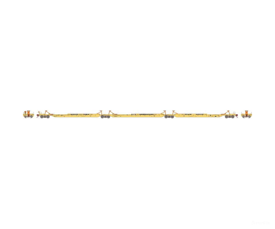 Athearn ATH15533 HO RTR 57’ Trinity Spine Car TTRX/Faded #360844(3) Freight Cars