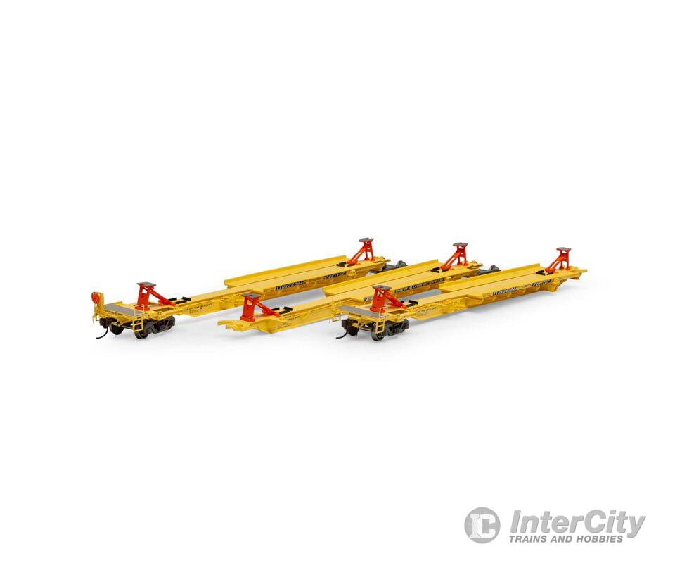 Athearn ATH15534 HO RTR 57’ Trinity Spine Car TTRX/Faded #360999(3) Freight Cars