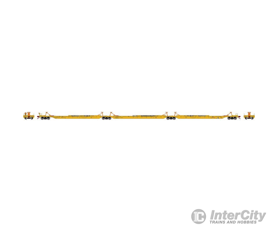 Athearn ATH15672 HO RTR 57’ Trinity Spine Car TTRX #360985 (3) Freight Cars