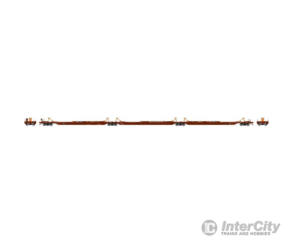Athearn ATH15677 HO RTR 57’ Trinity Spine Car BNSF #300589 (3) Freight Cars