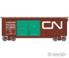 Athearn Ath16058 Ho 40 Foot Steel Double Door Box Car Canadian National 580001 Freight Cars