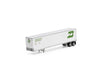 Athearn Ath16139 Ho 45’ Fruehauf Z-Van Trailer Bnz #250155 Freight Loads & Containers