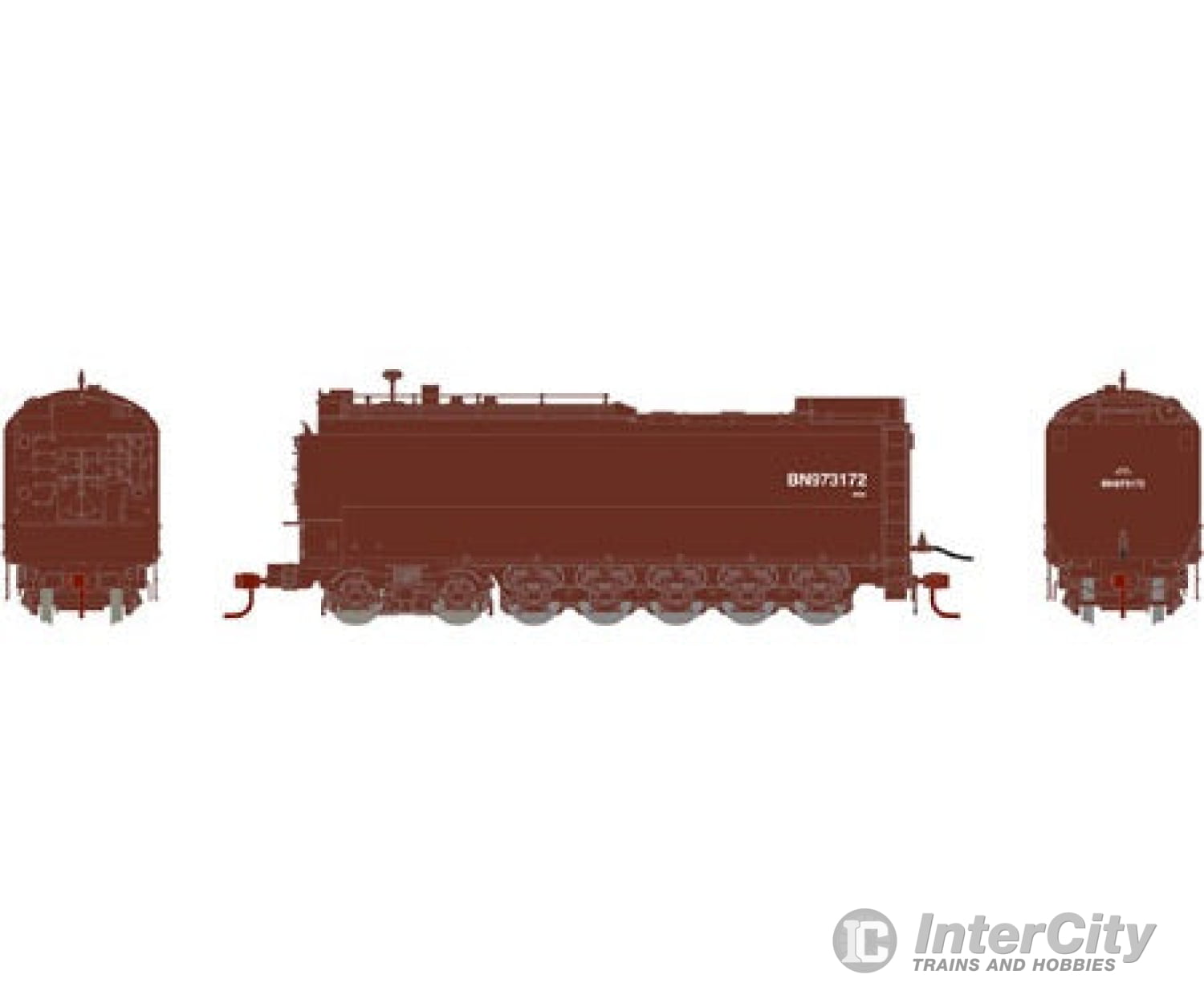 Athearn Ath16757 Ho Maintenance Of Way Burlington Northern Fuel Oil Tank Car (Ex-Np Tender) 973172