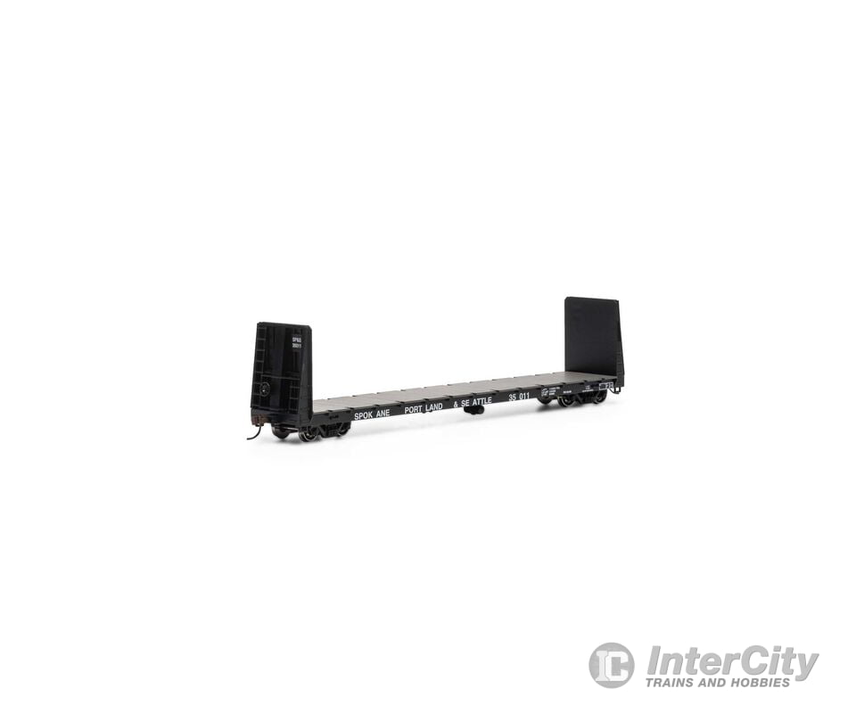 Athearn ATH17237 HO 60’ Bulkhead Flat SP&S #35011 Freight Cars