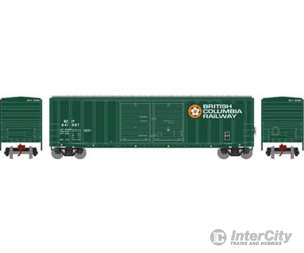 Athearn Ath17532 N Fmc Combo Door British Columbia Railway Bcr 841667 Freight Cars