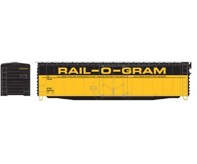Athearn Ath18826 N 50 Ps-1 Box Car Rail-O-Gram Atsf 524045 Freight Cars