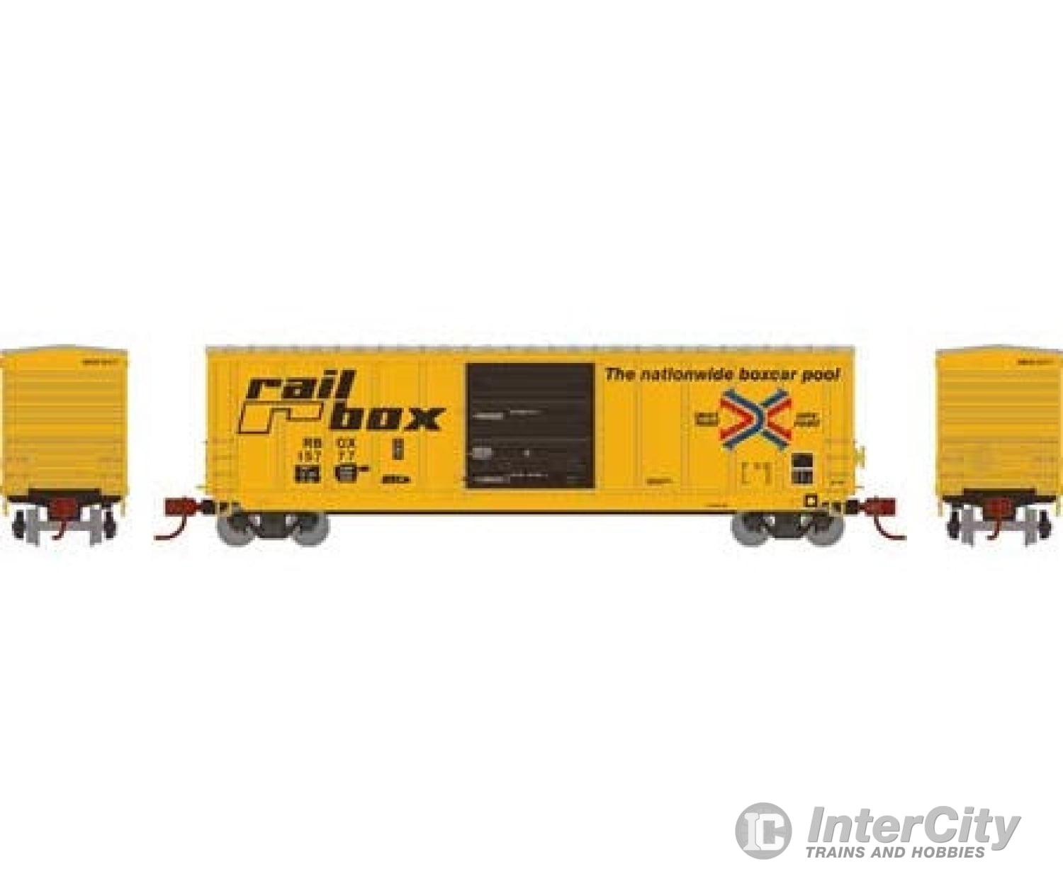 Athearn Ath2342 N 50 Foot Pullman Standard 5277 Box Car Railbox Rbox #15777 Freight Cars