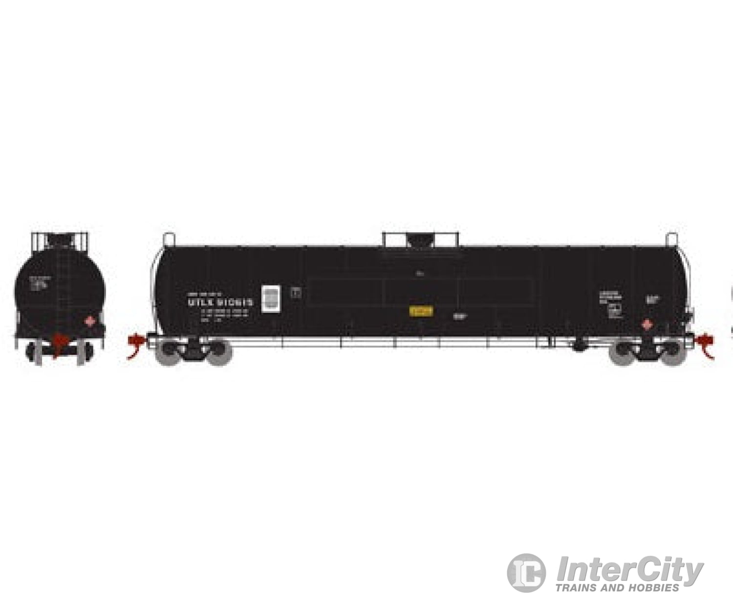 Athearn Ath23583 N 33.9 K Lpg Tank Car Flat Side Panel Utlx 910615 Freight Cars