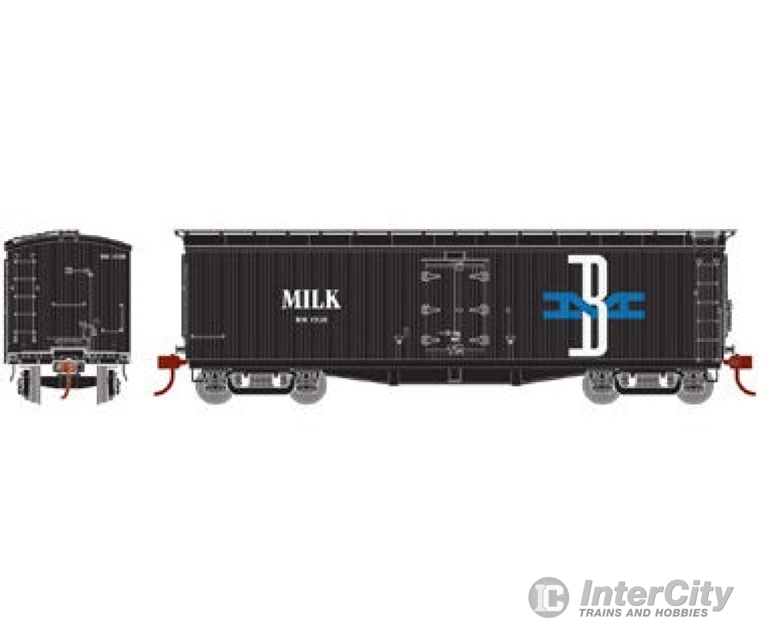 Athearn Ath23595 N 40 Pfaudler Milk Car B&M 1928 Freight Cars