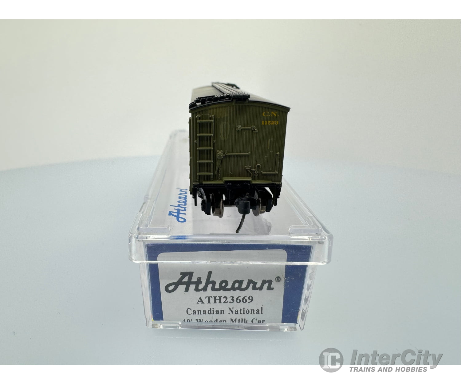 Athearn Ath23669 N 40’ Pfaudler Milk Car Cn 11523 Freight Cars