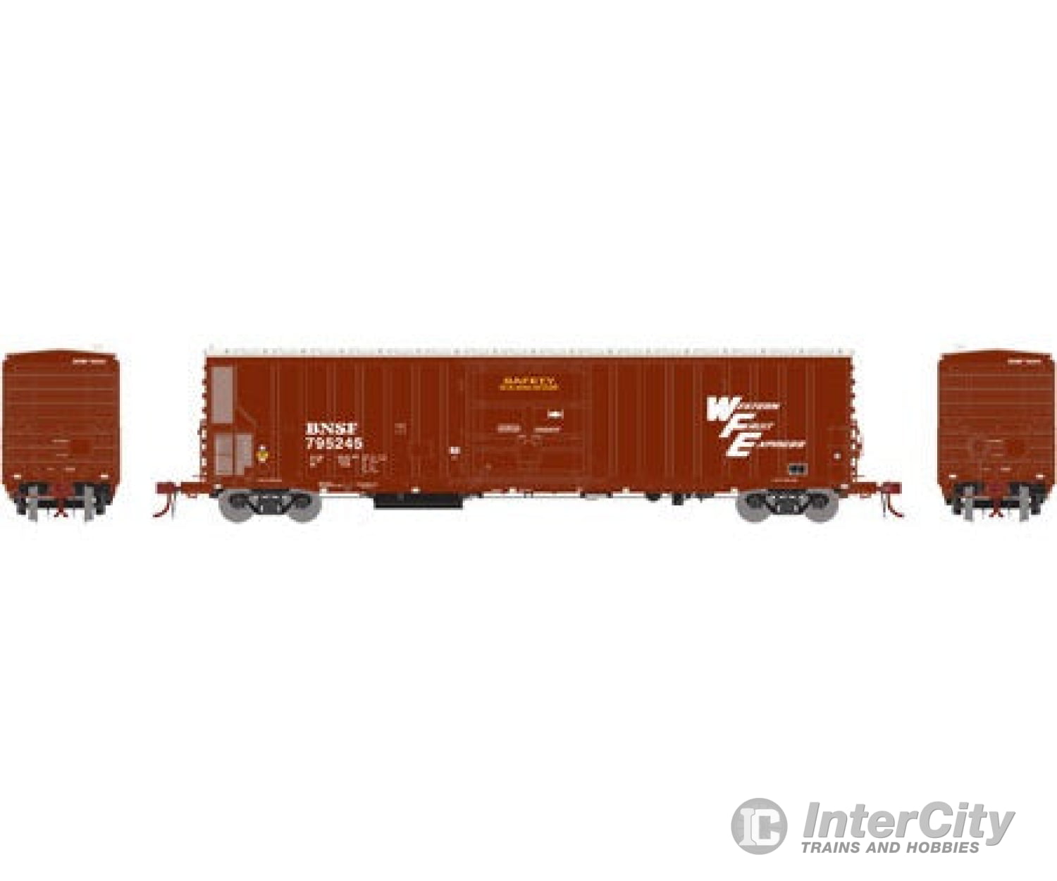 Athearn Ath24923 N 57 Mechanical Reefer W/Sound Bnsf/Wfe 795245 Freight Cars