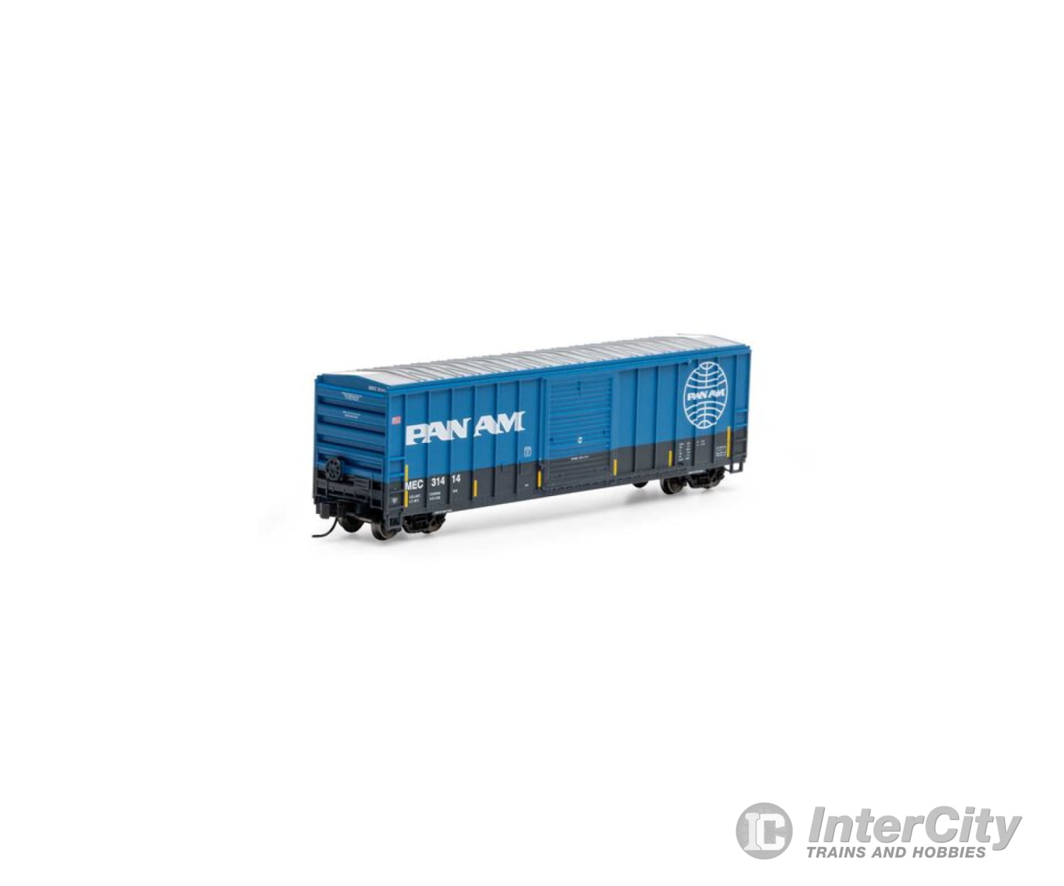 Athearn Ath25475 N 50’ Fmc 5347 Box Mec / Pan Am #31414 Freight Cars