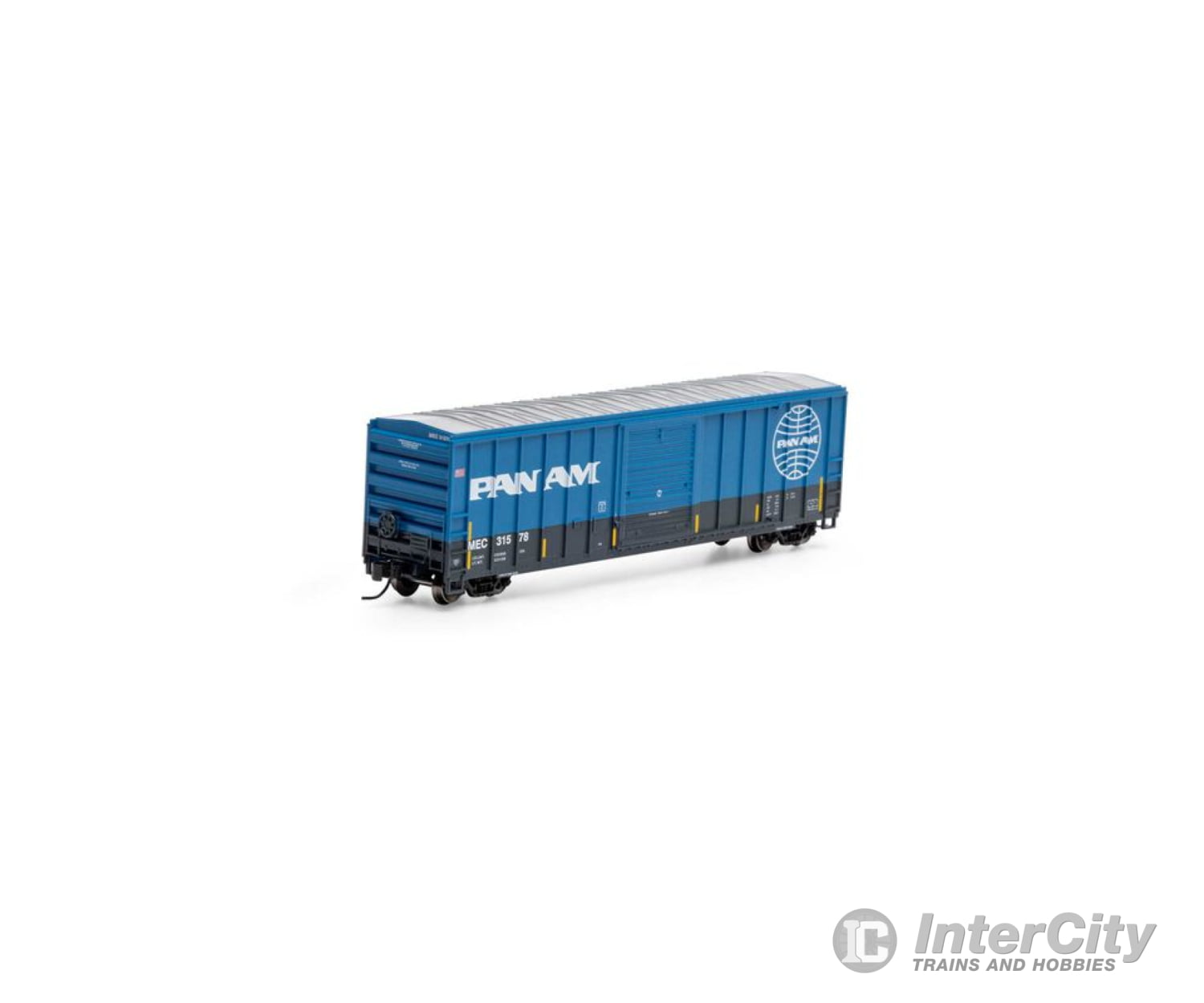 Athearn Ath25476 N 50’ Fmc 5347 Box Mec / Pan Am #31578 Freight Cars