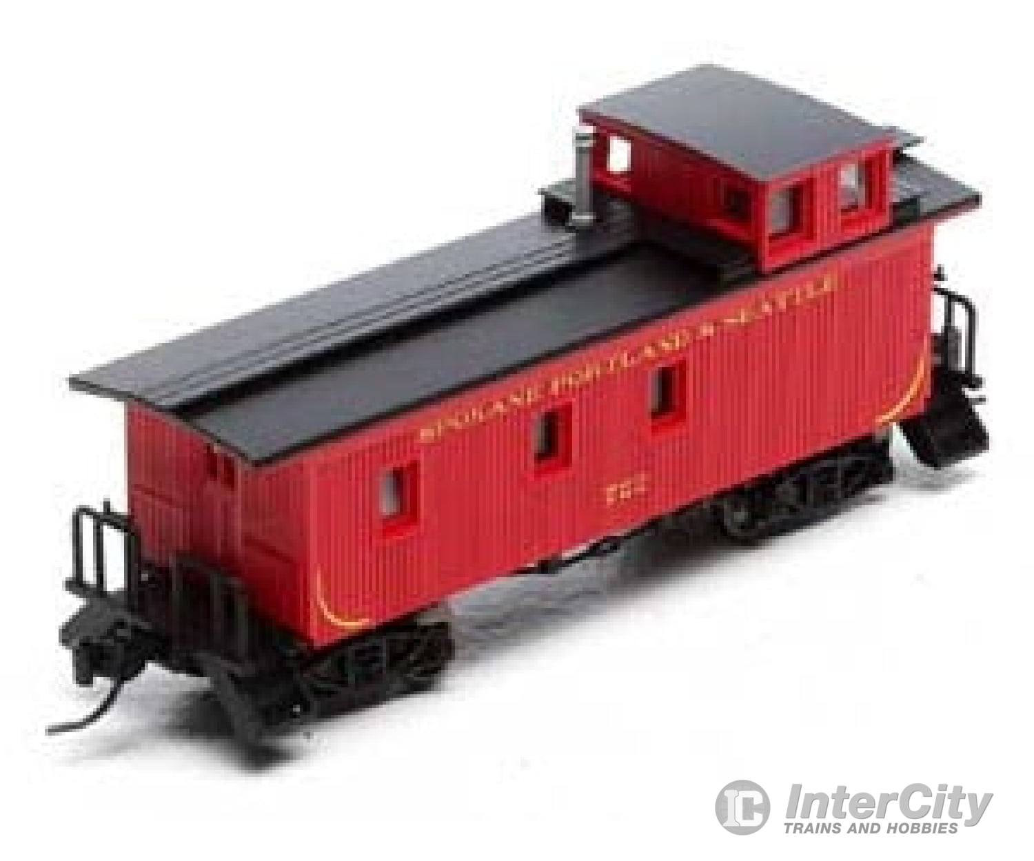 Athearn Ath2647 N Three Window Wood Caboose Spokane Portland & Seattle Sp&S 722 Freight Cars