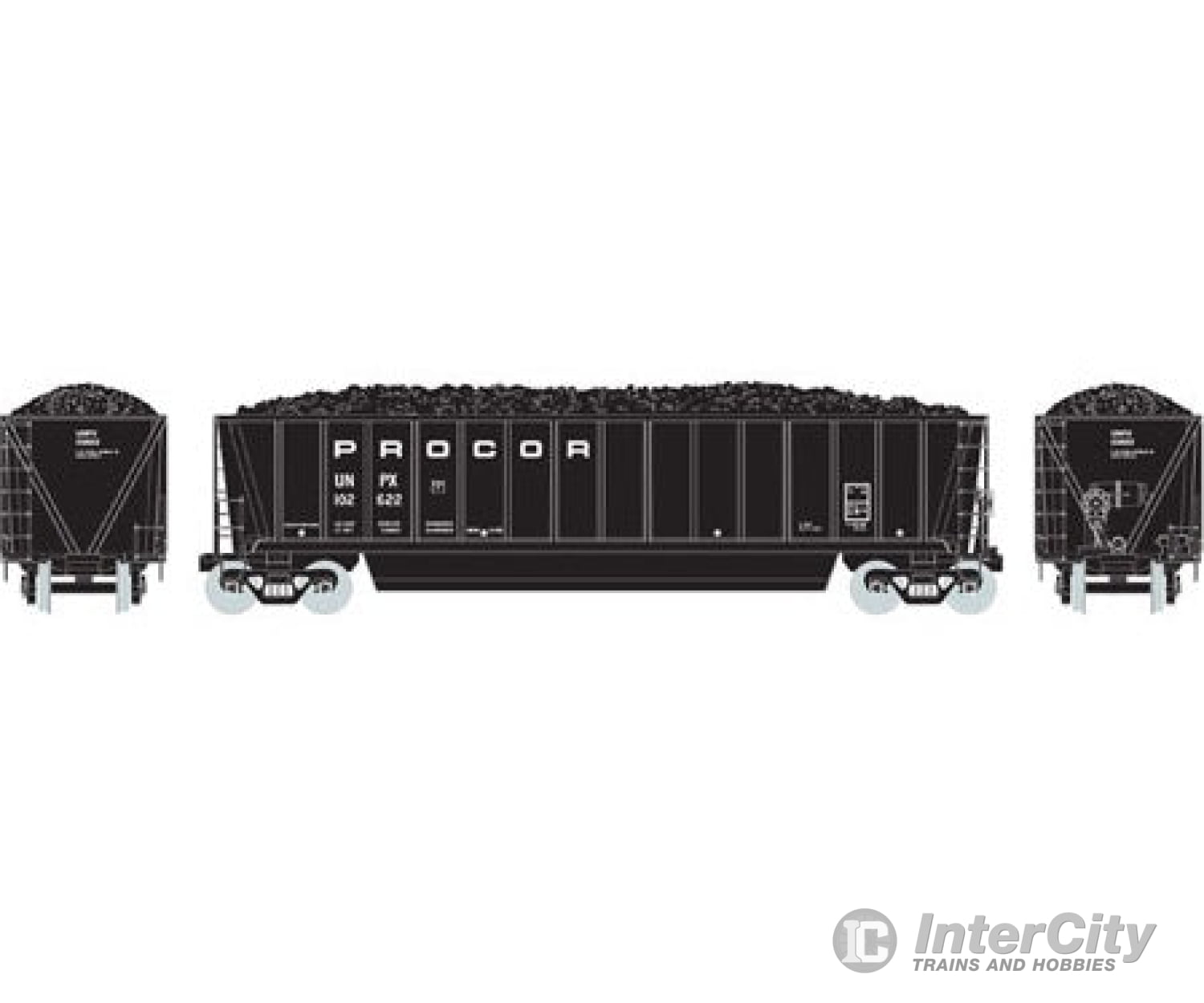 Athearn Ath26501 Ho Bathtub Coal Gondola Procor Single Car 102622 Freight Cars