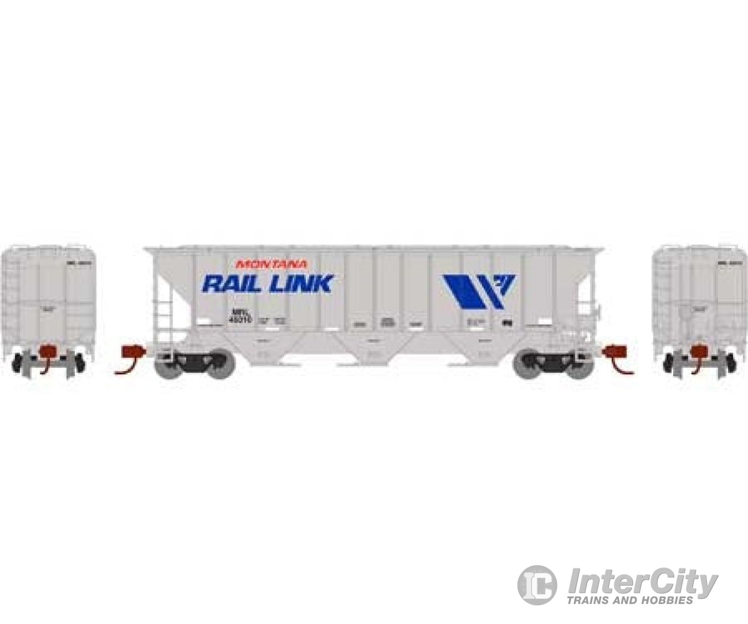 Athearn Ath27423 N 54 Pullman Standard 4427 Cu Ft 3-Bay Covered Hopper Ps Mrl/Grey 45010 Freight