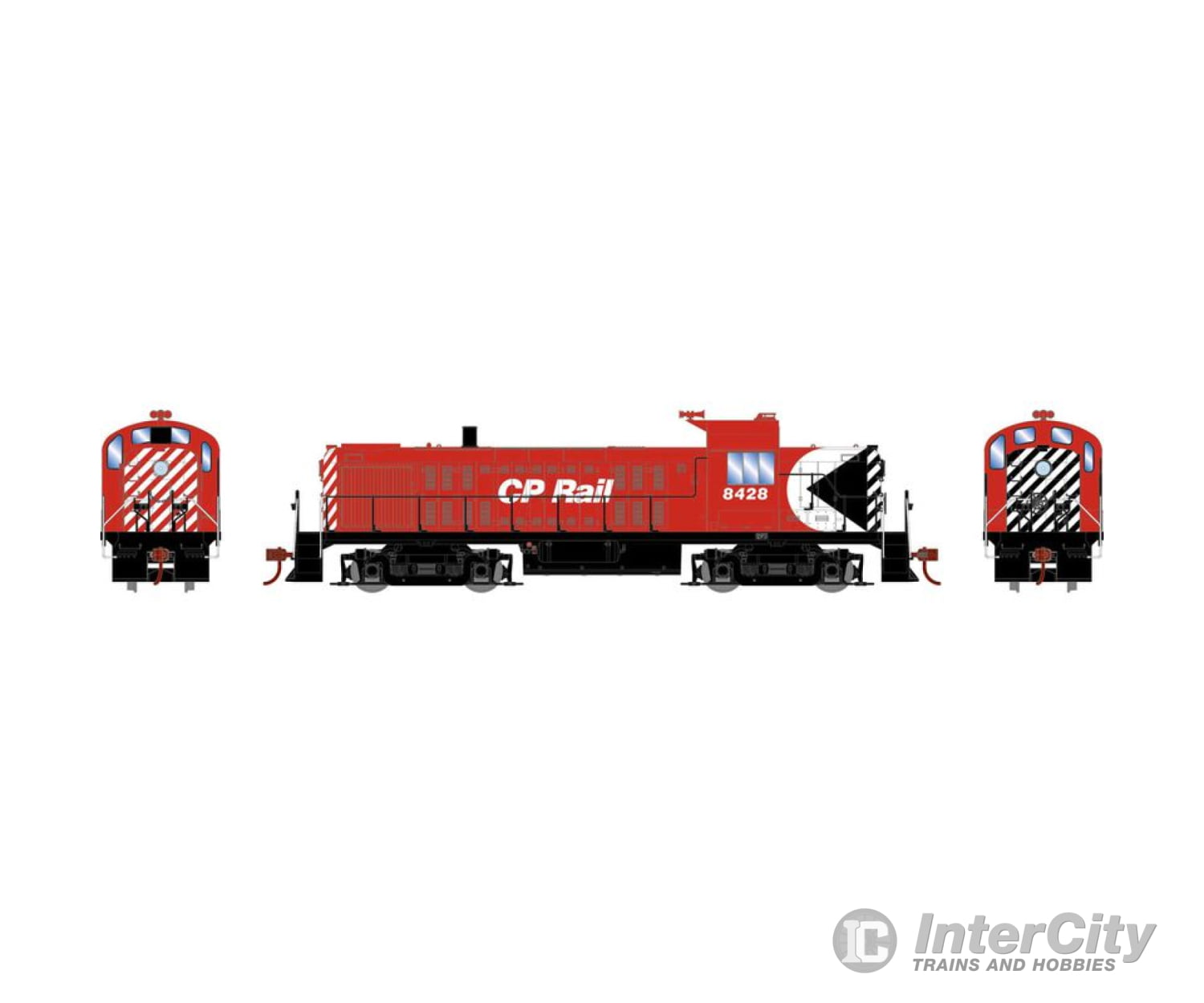 Athearn Ath28770 Ho Rtr Rs-3 W/Dcc & Sound Cpr #8428 Locomotives