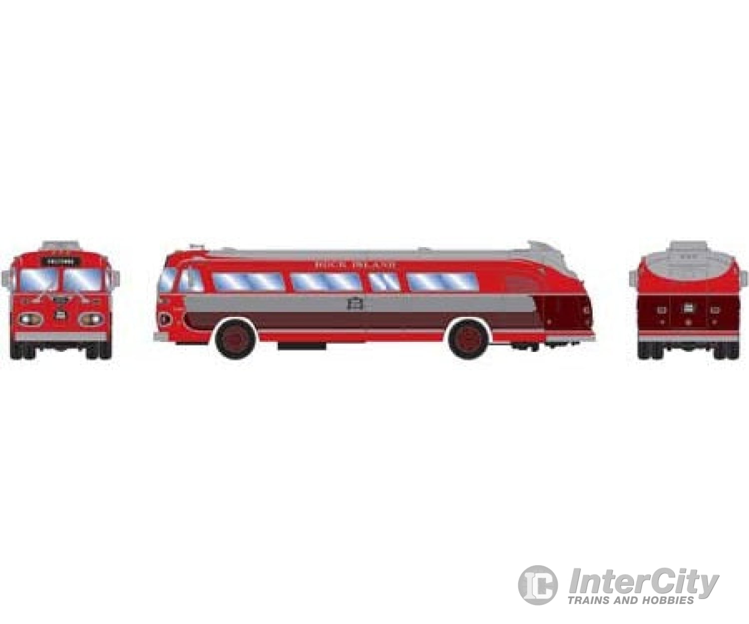 Athearn Ath29035 Ho Intercity Bus Rock Island B1005 Cars & Trucks