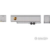 Athearn Ath29449 Ho Ups Licensed Products 40 Drop Sill Parcel Trailer Ups/Logo 708688 Cars & Trucks