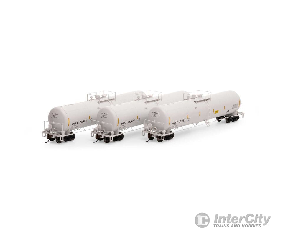 Athearn Ath29926 Ho 30 000-Gallon Ethanol Tank Utlx #2 (3) Freight Cars