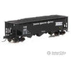 Athearn Ath5118 N 3 Bay Hopper 40 3-Bay Offset W/Load Th&B 1207 Freight Cars