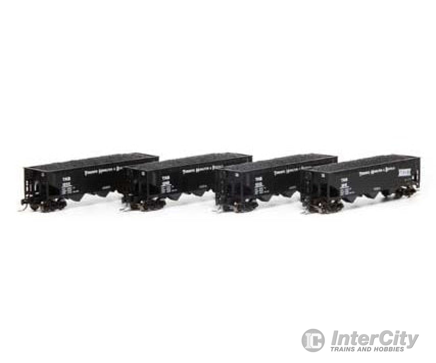 Athearn Ath5120 N 3 Bay Hopper Ht Th&B 4-Pack Freight Cars