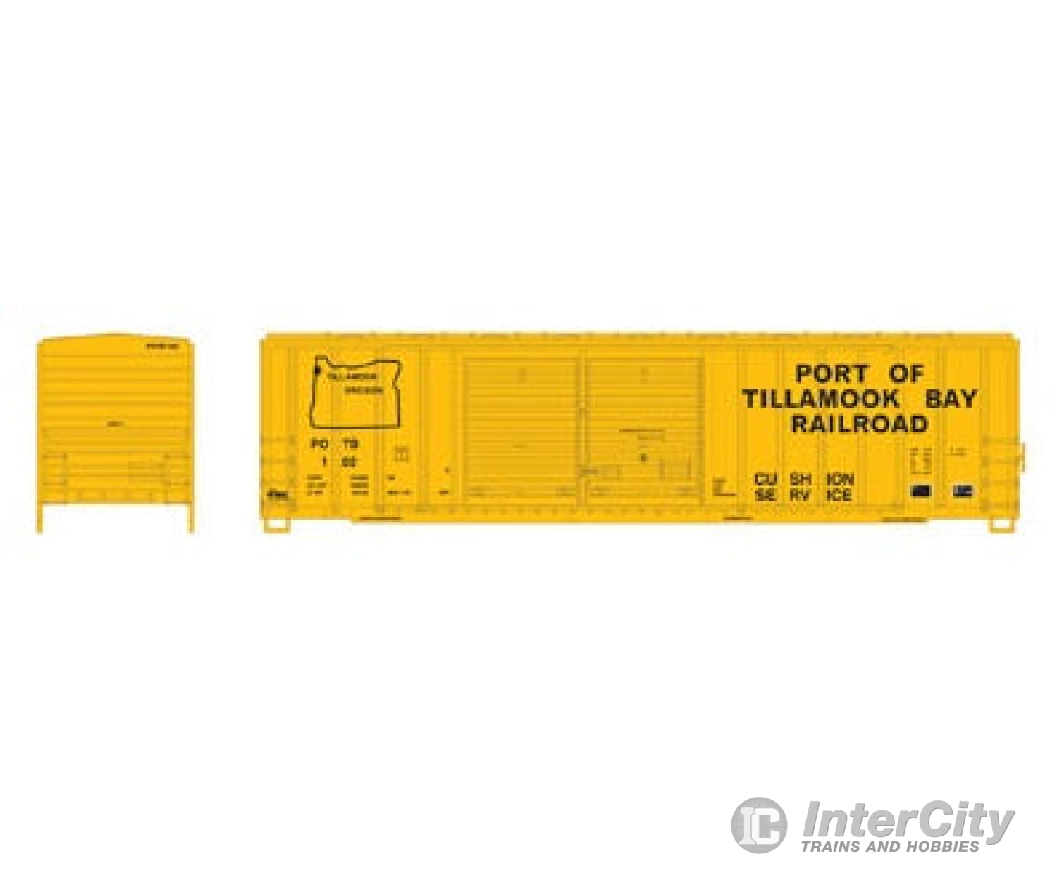 Athearn Ath6667 N Fmc Combo Door Port Of Tillamook Bay Potb 102 Freight Cars