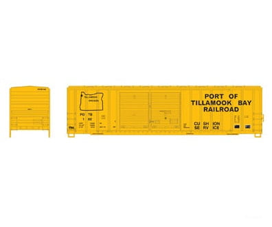 Athearn Ath6667 N Fmc Combo Door Port Of Tillamook Bay Potb 102 Freight Cars