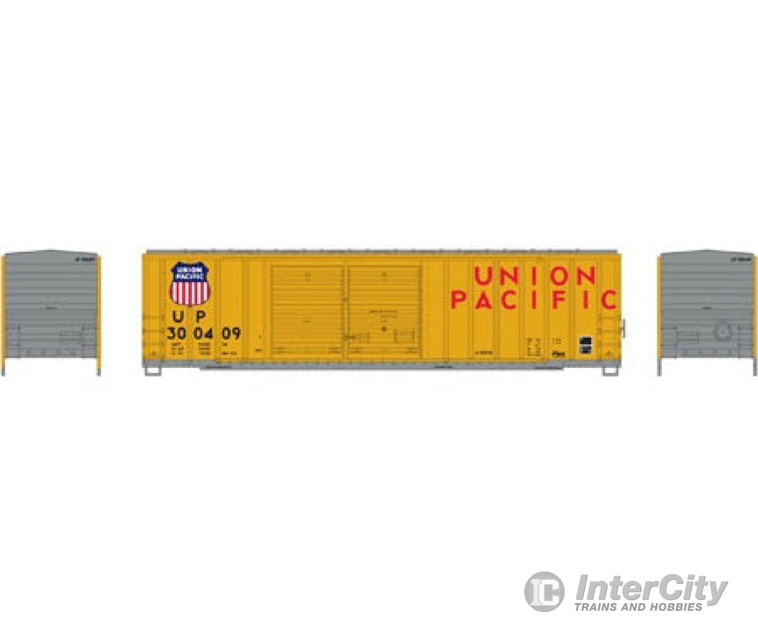 Athearn Ath6672 N Fmc Combo Door Union Pacific Up 300409 Freight Cars