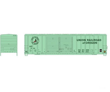 Athearn Ath6673 N Fmc Combo Door Union Railroad Of Oregon Uo 1502 Freight Cars
