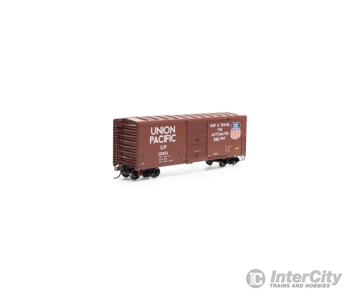 Athearn Ath67961 Ho 40’ Modern Box Car Up #125852 Freight Cars