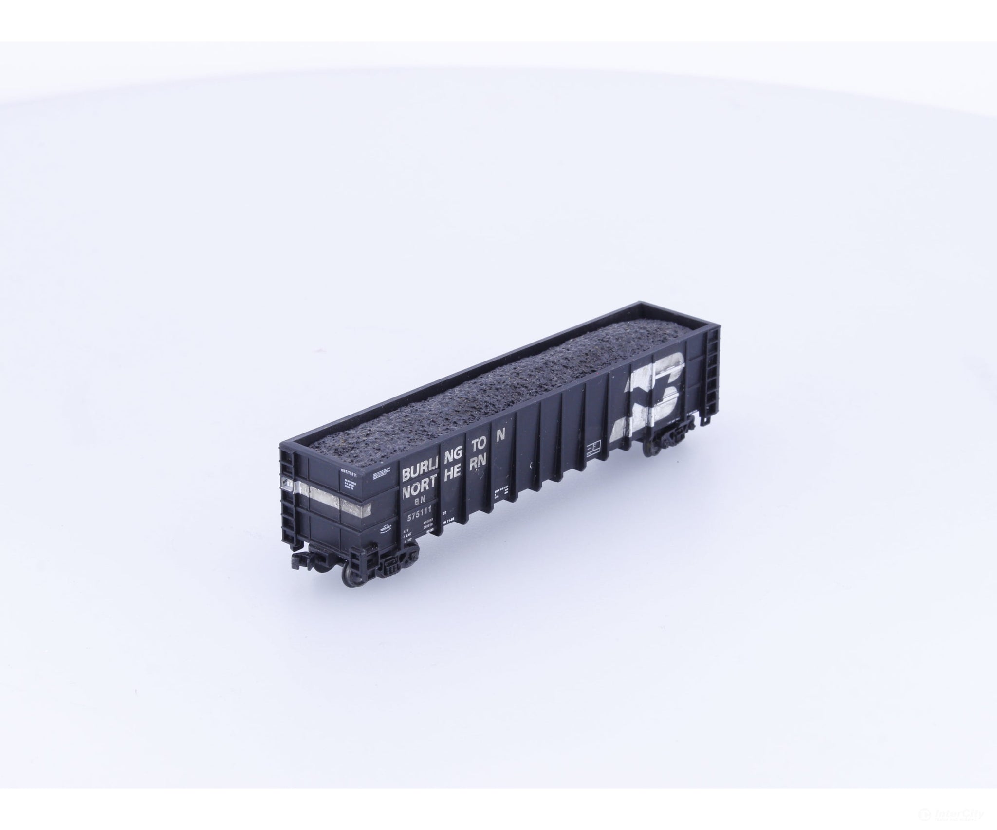 Athearn ATH6882 N 50’ Thrall High Side Coal Gondola Weathered Burlington Northern (BN) 575111 - Freight Cars