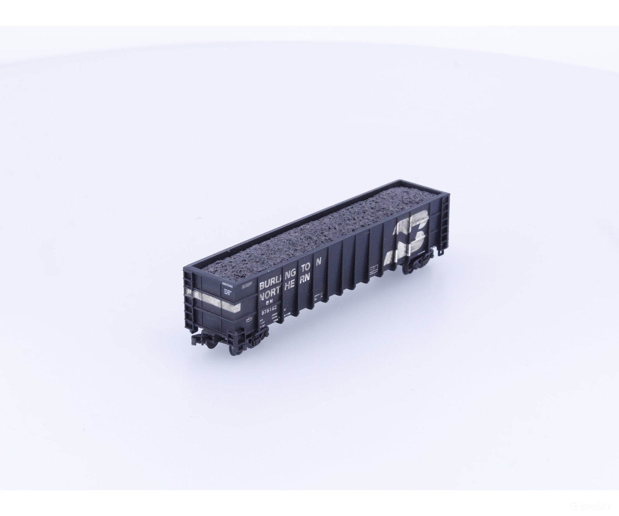 Athearn ATH6883 N 50’ Thrall High Side Coal Gondola Weathered Burlington Northern (BN) 575162 - Freight Cars