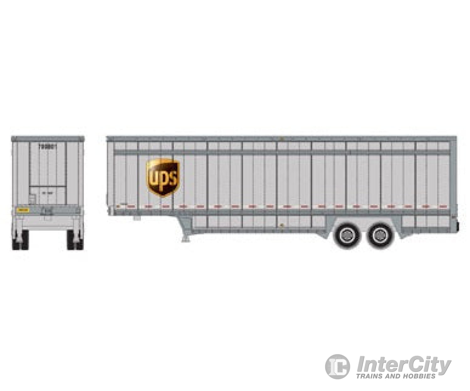 Athearn Ath6911 N Ups Licensed Products Logo Upsz 708801 Freight Cars