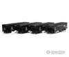 Athearn Ath7038 Ho Triple Bay Offset Side Hopper 40 3-Bay W/Load Th&B (4 Pack #1) Freight Cars