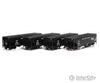 Athearn Ath7039 Ho Triple Bay Offset Side Hopper 40 3-Bay W/Load Th&B (4 Pack #2) Freight Cars