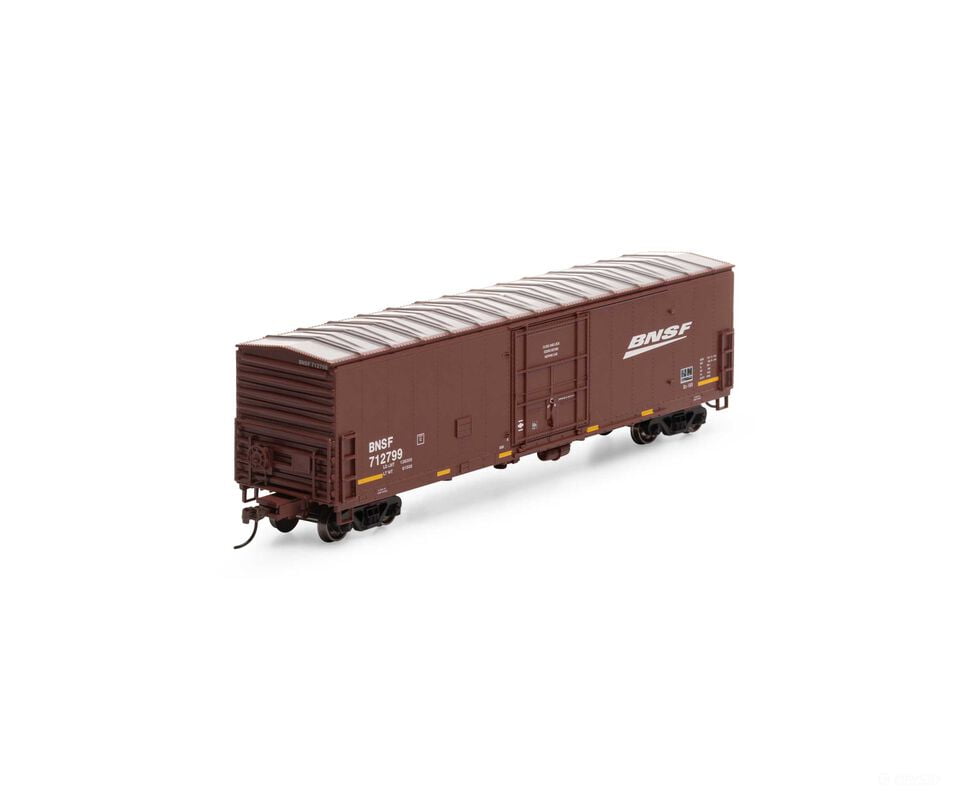 Athearn Ath70743 Ho 50’ Superior Plug Box Bnsf #712799 Freight Cars
