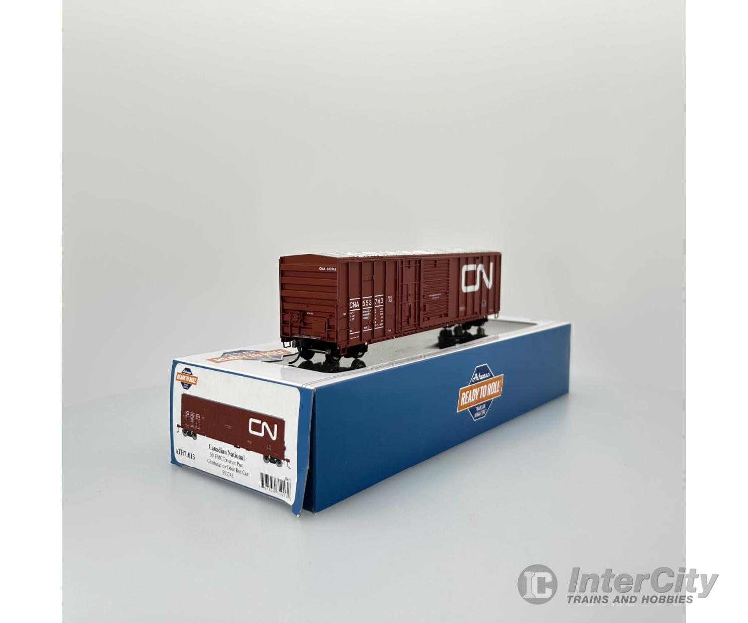 Athearn Ath71013 Ho 50 Fmc Ex-Post Combo Door Box Cna 533743 Freight Cars