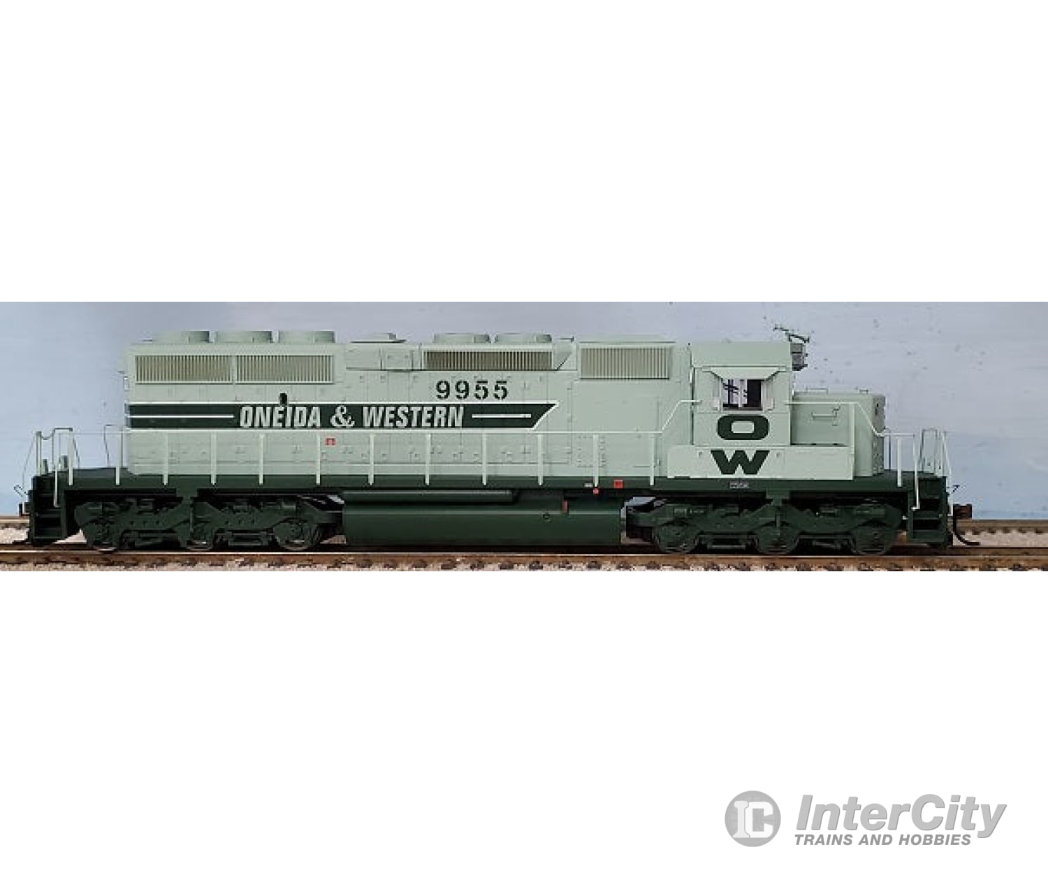 Athearn Ath72125 Ho Sd40-2 Locomotives W/Dcc & Sound Onieda Western 9955 Railcars