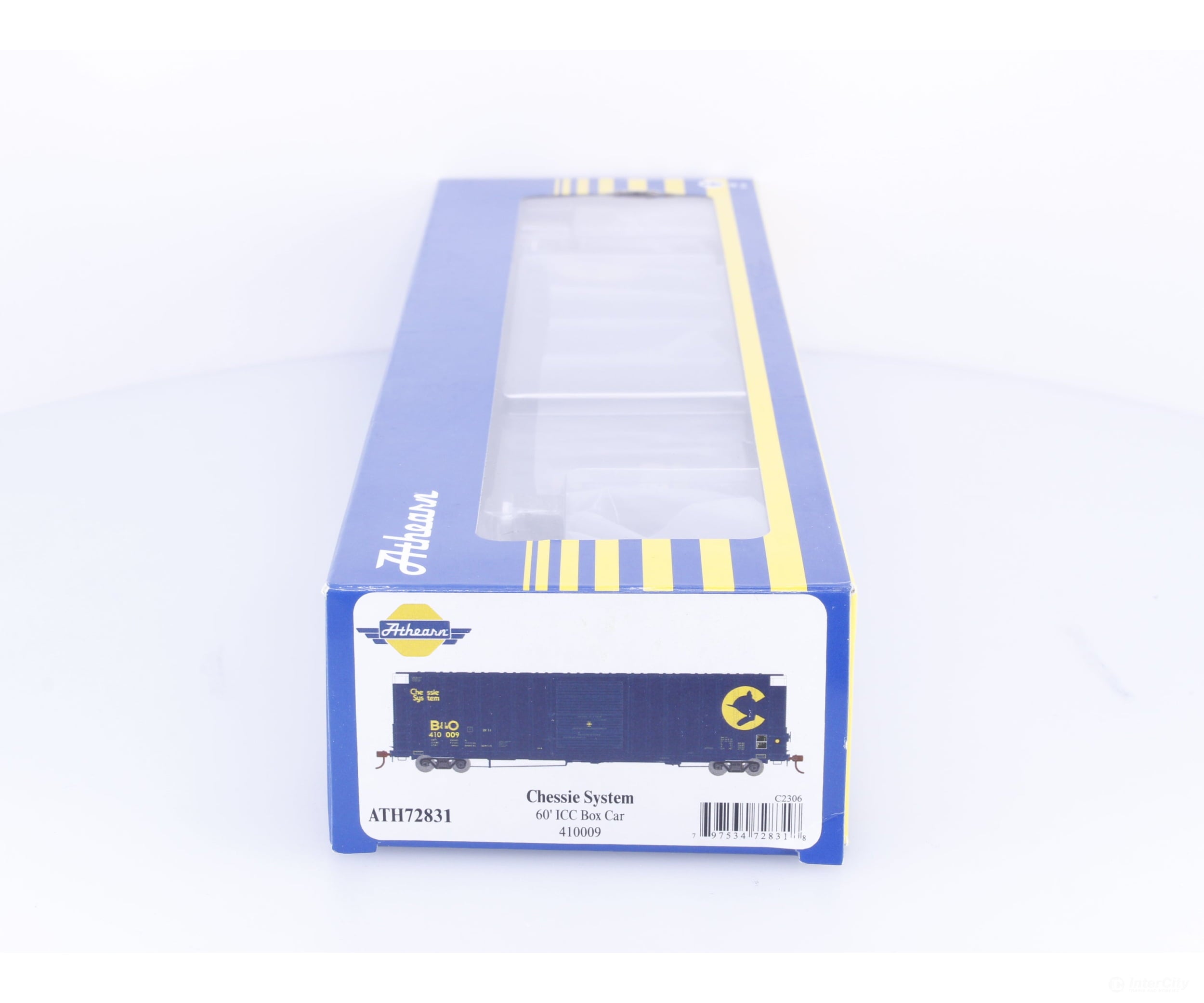 Athearn ATH72831 HO 60’ ICC Box Car Chessie System Baltimore and Ohio (BO) 410009 - Freight Cars
