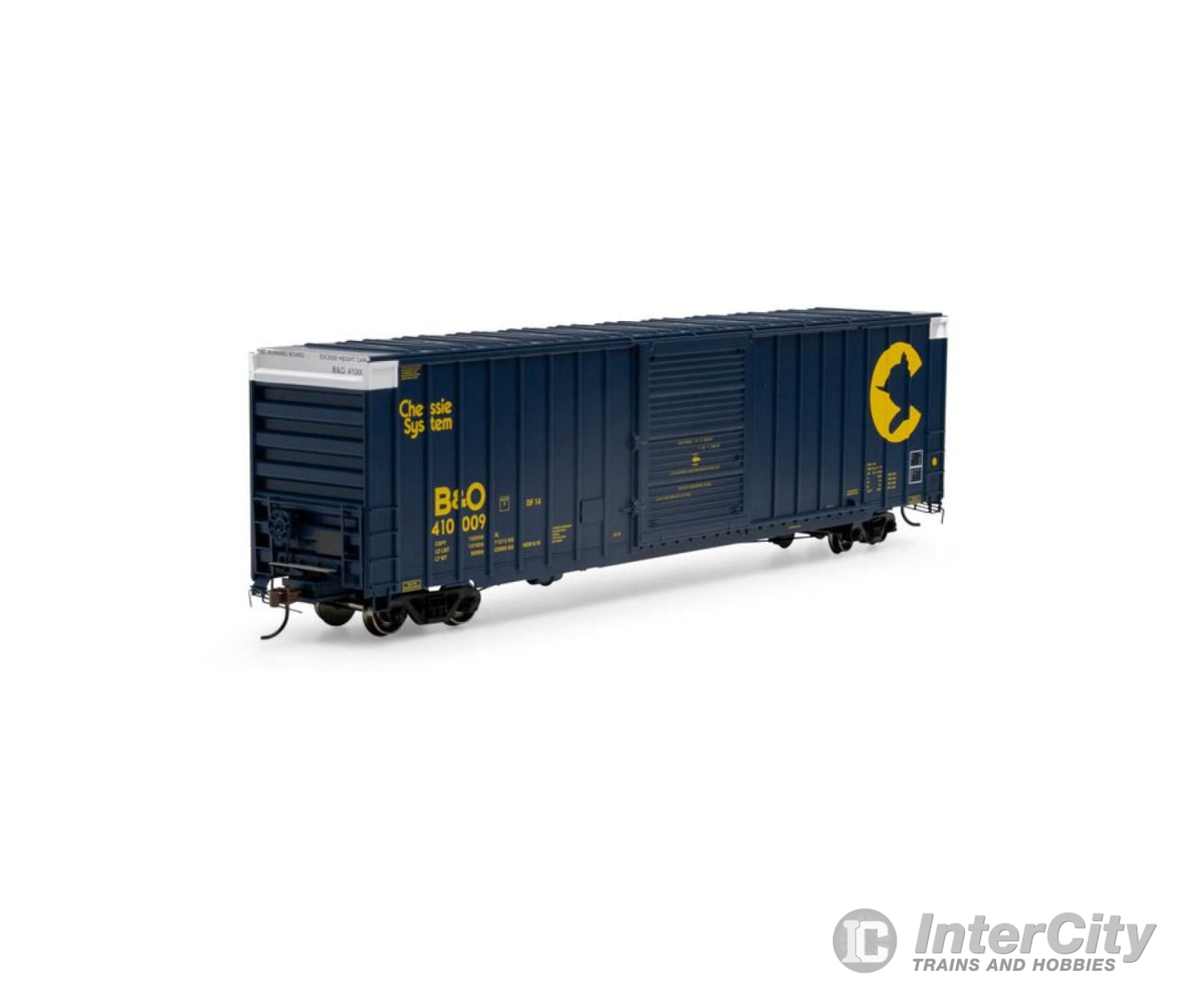 Athearn Ath72831 Ho 60’ Icc Hi-Cube Box B&O #410009 Freight Cars