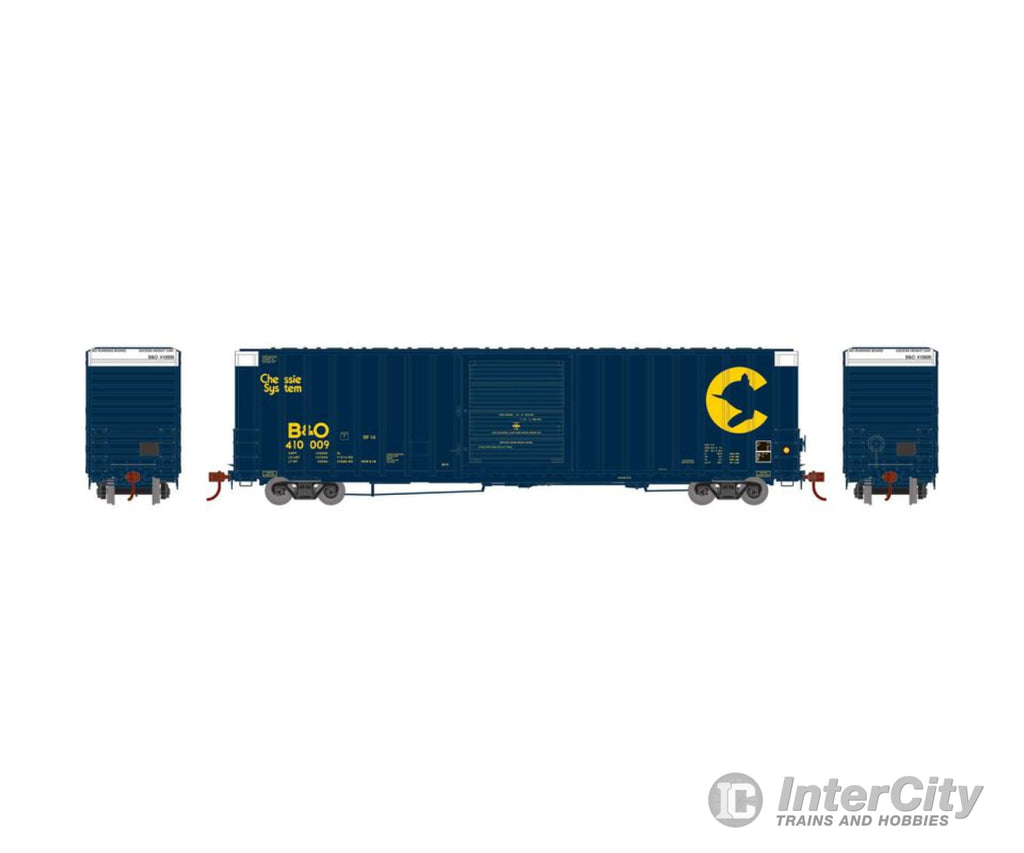 Athearn Ath72831 Ho 60’ Icc Hi-Cube Box B&O #410009 Freight Cars